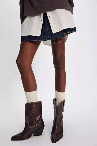 Free People - Bota Western Feminina Pitchfork Point