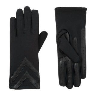 Isotoner - Women’s Smartdri Chevron Spandex Stretch Touchscreen Gloves