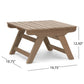Sedona Outdoor Side Table With Open Slat Design