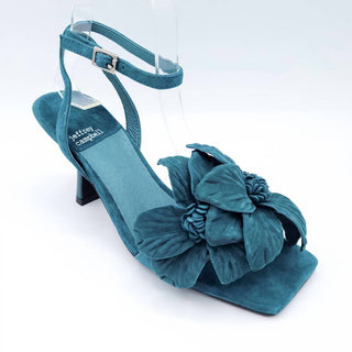 Jeffrey Campbell - Sandália feminina Honolulu com salto e flor