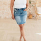 Judy Blue - High Rise Rigid Magic Denim Skirt