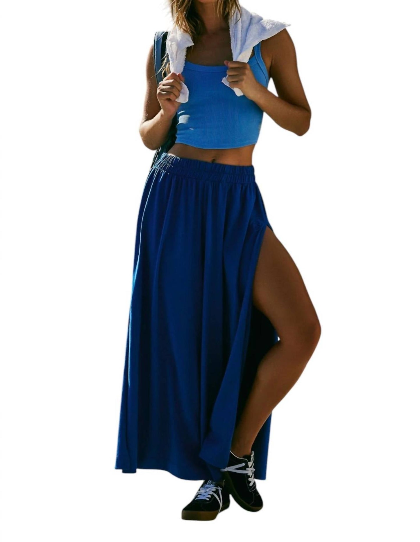 Free People - Hot Shot Slit Wide Leg Pants