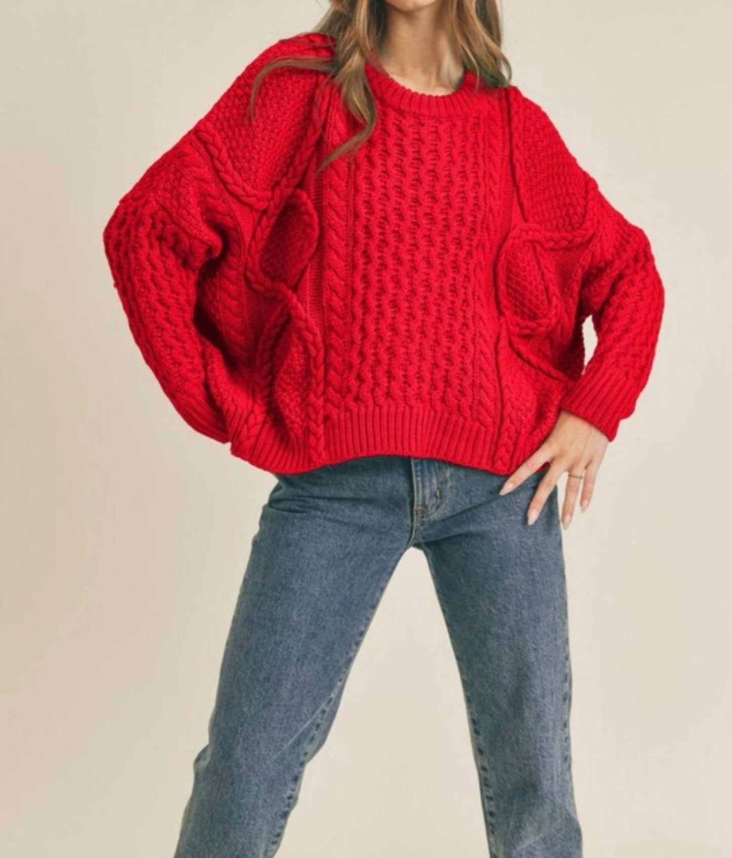 &Merci - Christy Ribbed Crew Sweater