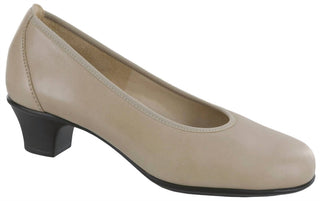 Sas - Salto Pump Feminino Milano Crema Couro