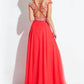 Rachel Allan - Two-piece Embellished Chiffon Gown