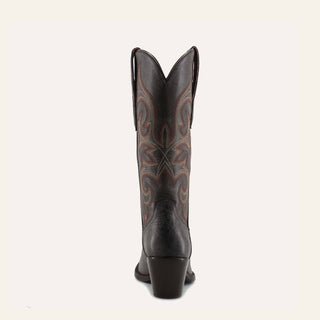 Buck &amp; Brana - Botas de vaqueira de couro fino Tessa