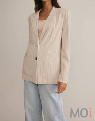 Z Supply - Blazer Livingston Risca de Giz