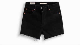 Levi'S - High Rise Button Fly Fringe Ribcage Shorts