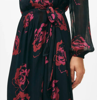 Brooks Brothers - Rose Wrap Chiffon Dress