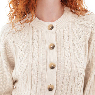 Aventura - Cascade Cable Knit Raglan Cardigan