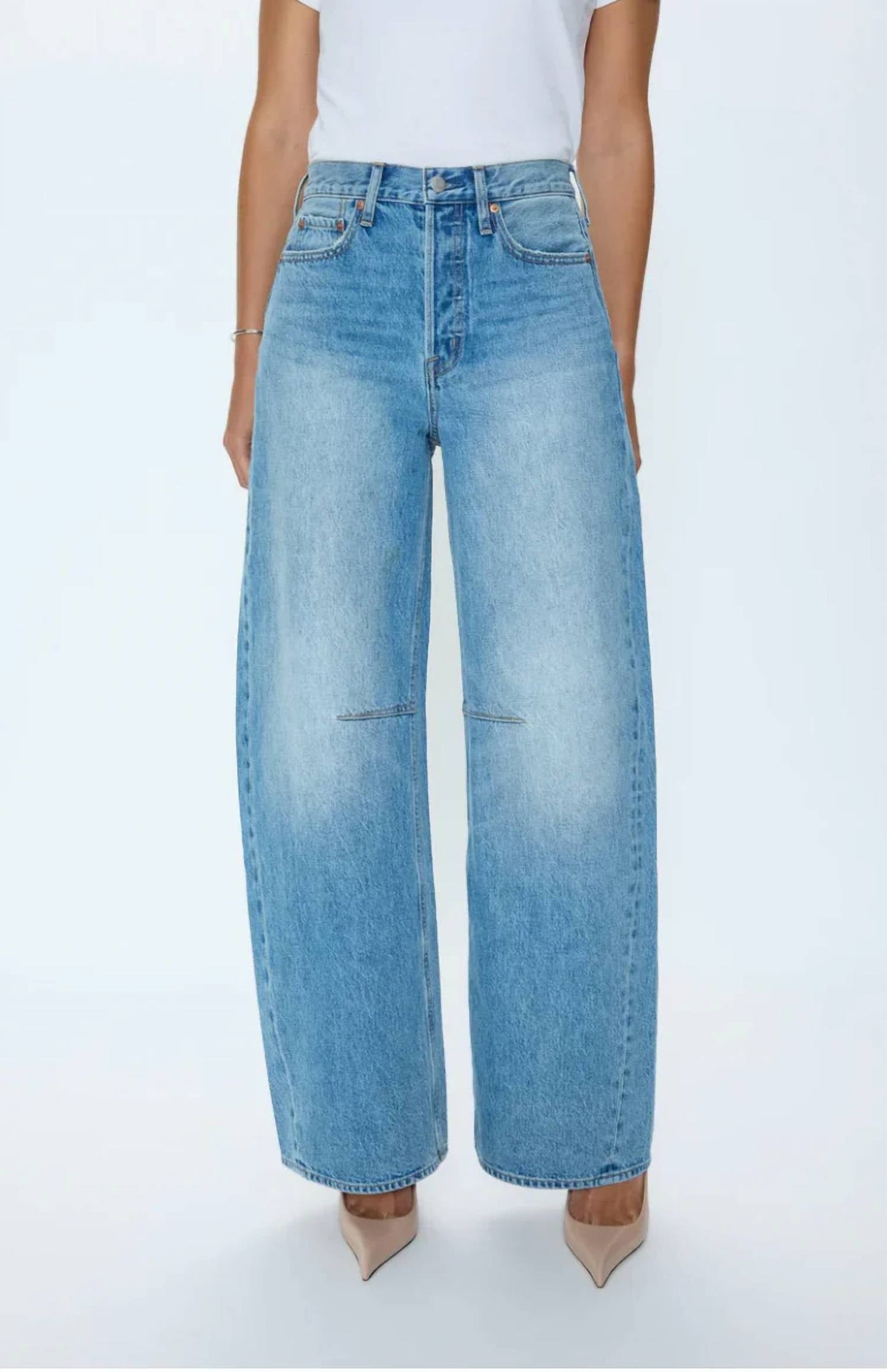 Pistola - Sydney Bowed Wide Leg Jean