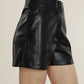 Dolce Cabo - High Waisted Faux Leather Shorts