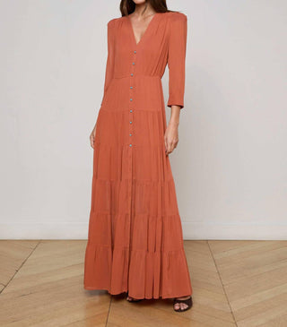 L'Agence - Seraphina Tiered Maxi Dress