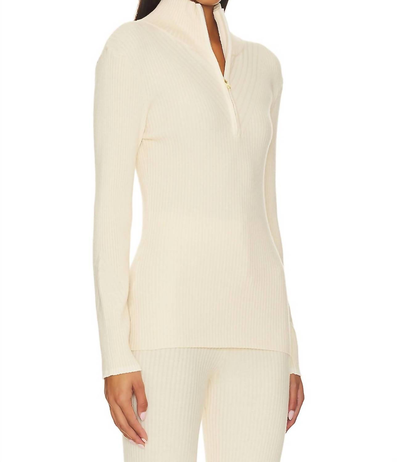 Varley - Demi Half Zip Knit Sweater
