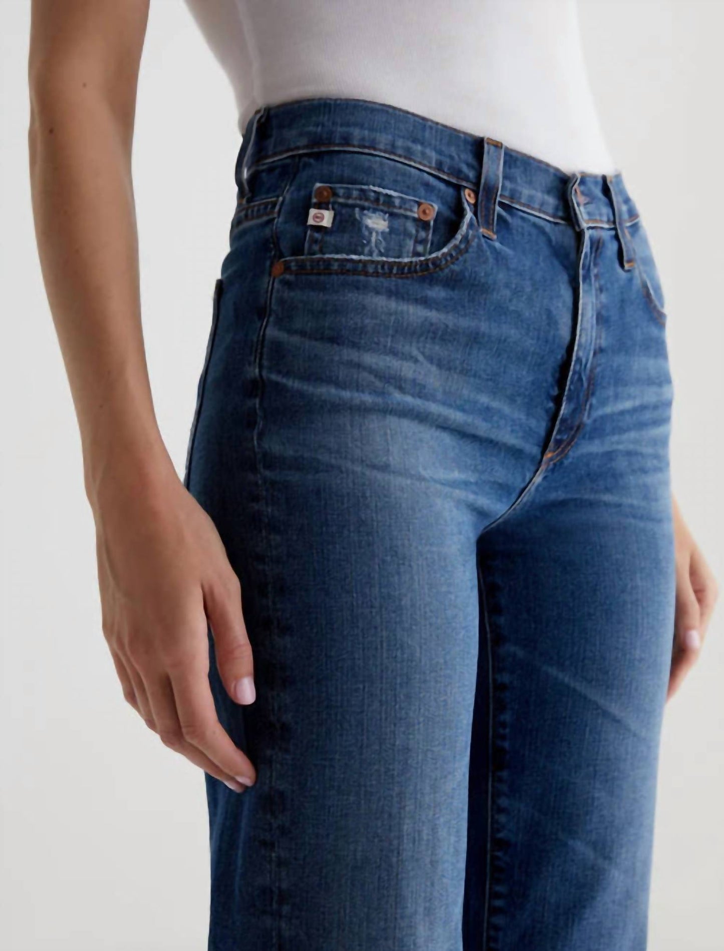 Ag Jeans - Brinley Mid Rise Straight Jeans