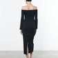 Enza Costa - OFF-SHOULDER ANKLE DRESS