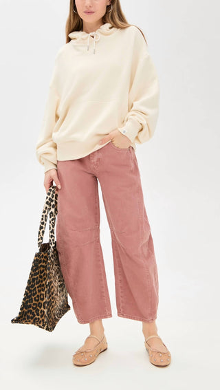 Free People - Calça Jeans Barril Boa Sorte