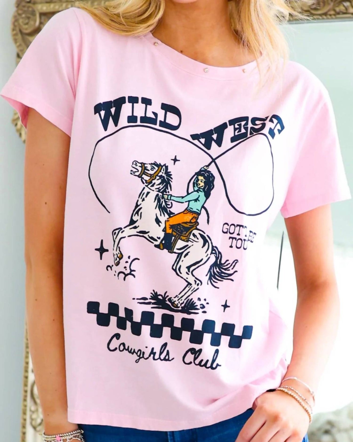 All Us - Cowgirls Club Boy Tee