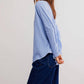 Free People - Latte Blues Thermal Top