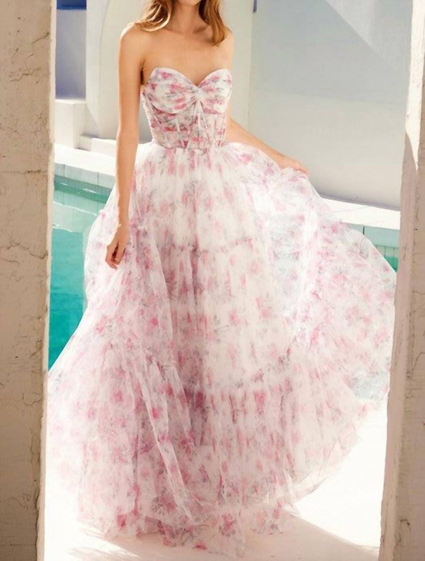 Babyfox - Exclusive Glamour Sweetheart Floral Gown