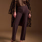 Joseph Ribkoff - Satin Animal Print Top