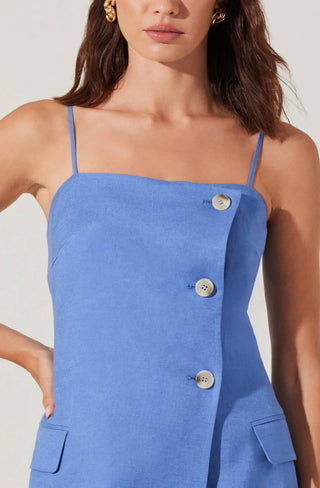 Astr - Azria Button-front Wrap Dress