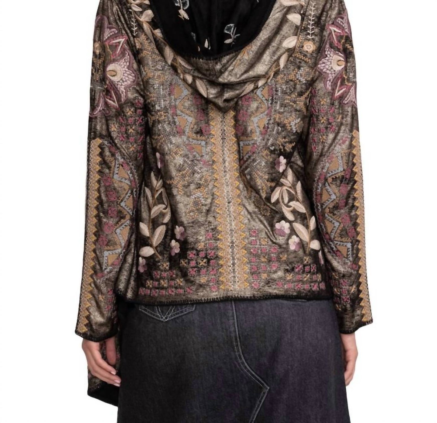 Johnny Was - Biya Metallic Short Hoodie