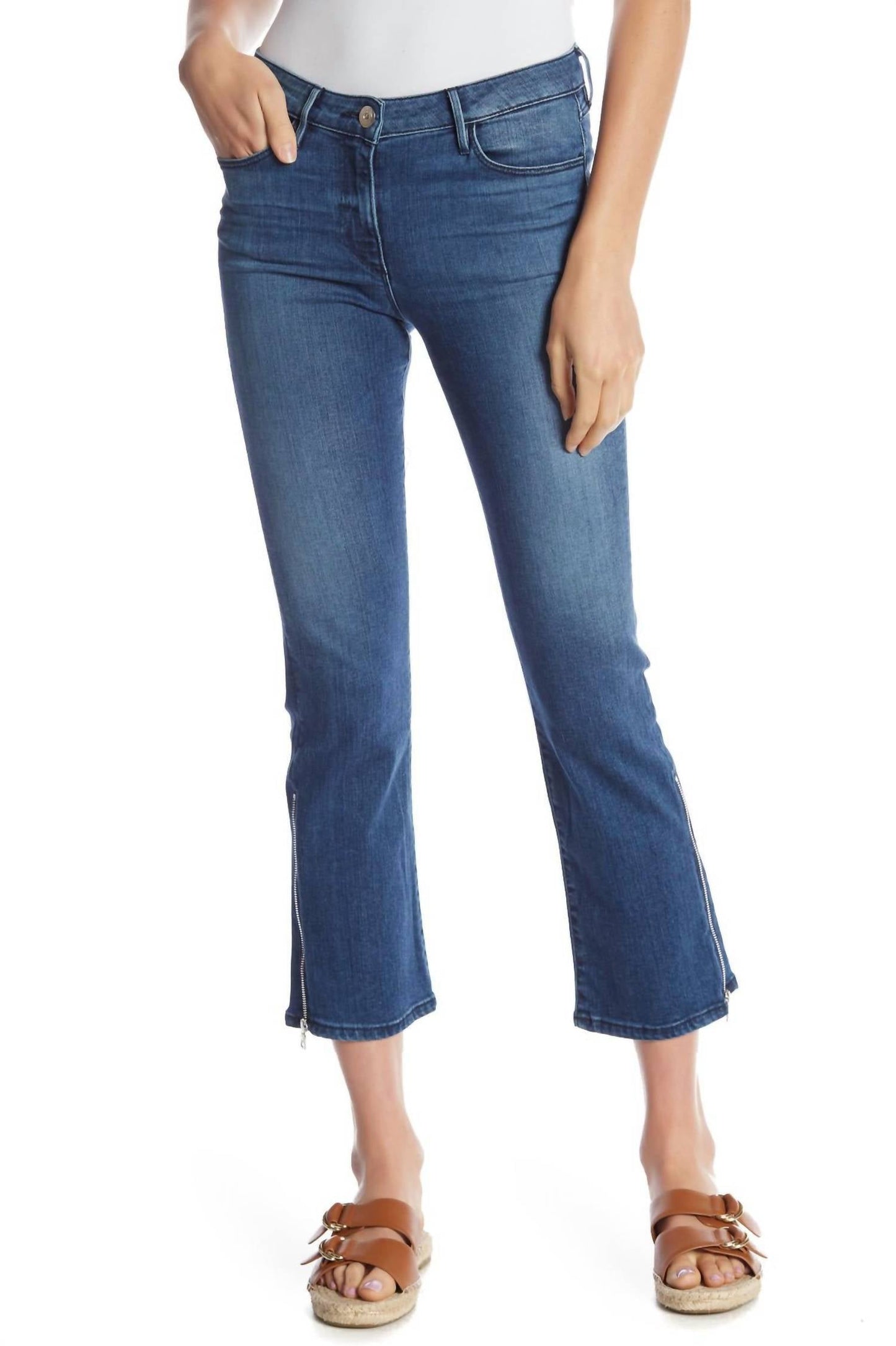 3X1 - Women's Gusset Zip Jeans