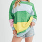 Aemi + Co - Rugby Striped Sweatshirt