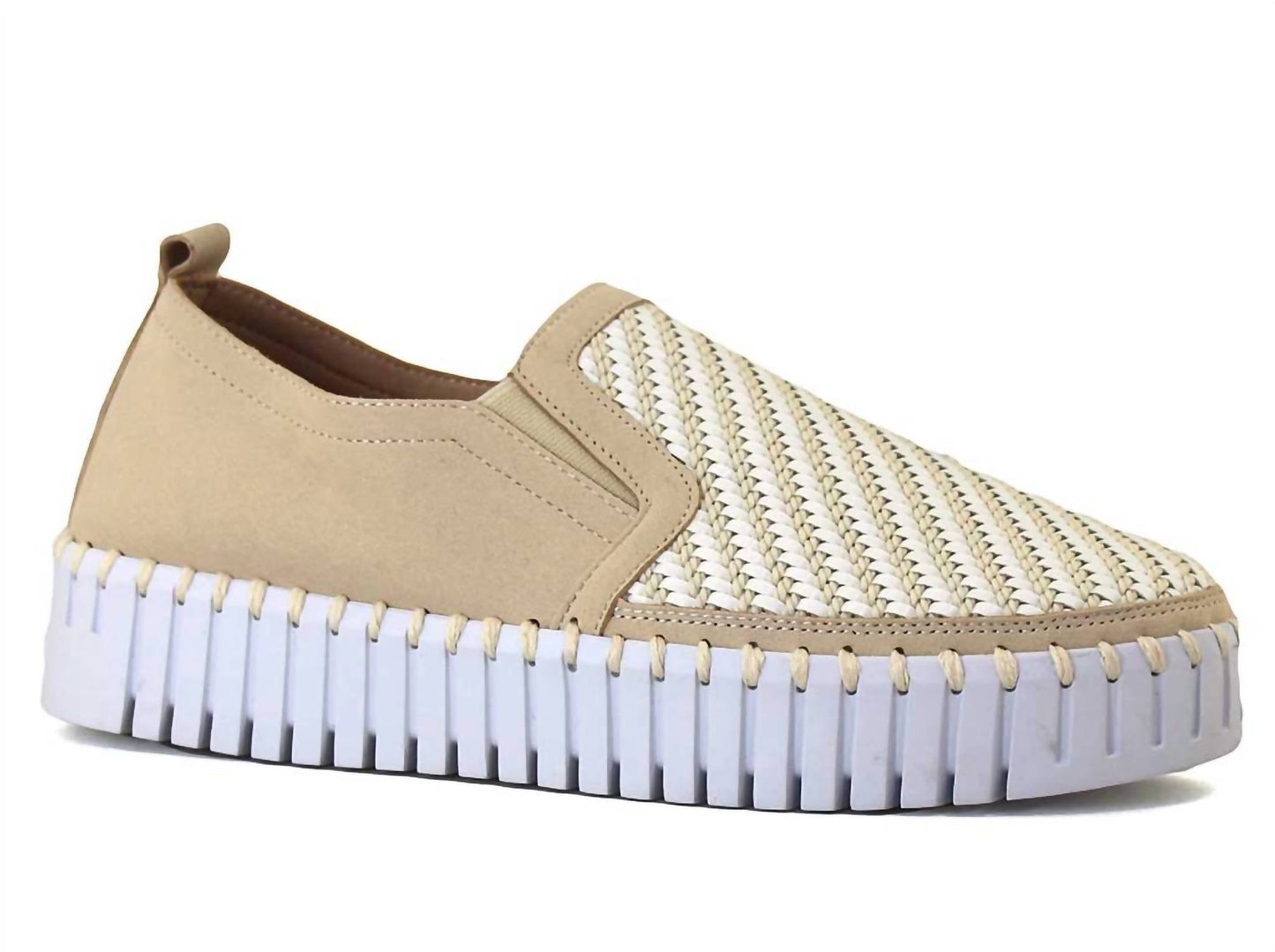 Ilse Jacobsen - Women's Woven Plug Platform Shoes