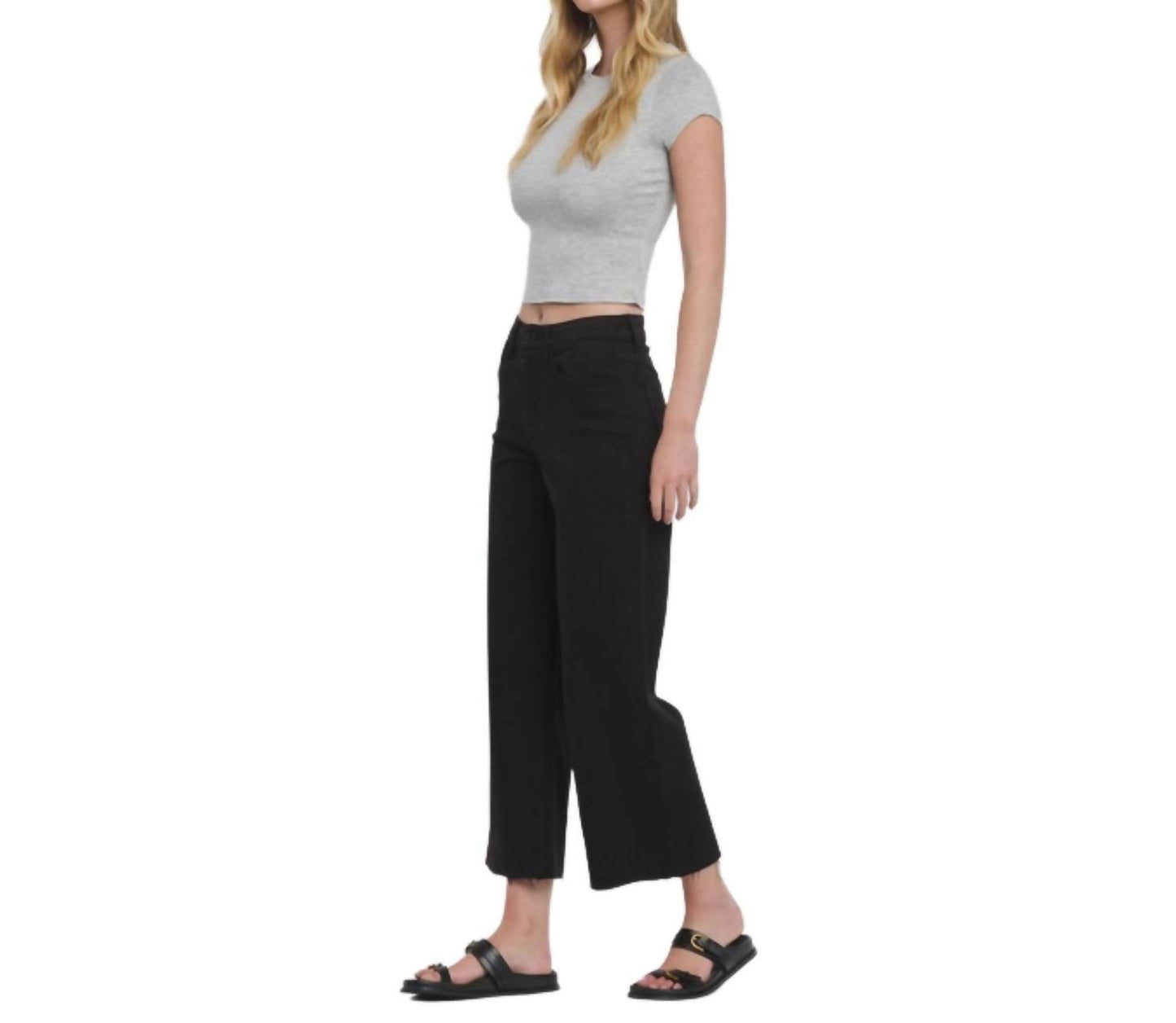 Vervet By Flying Monkey - High Rise Crop Wide Leg Jeans - Plus
