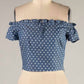 Blanco By Nature - Ella Polka Dot Off The Shoulder Top