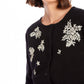 Fifteen Twenty - Bree Embellished Leaf Embroidery Cardigan