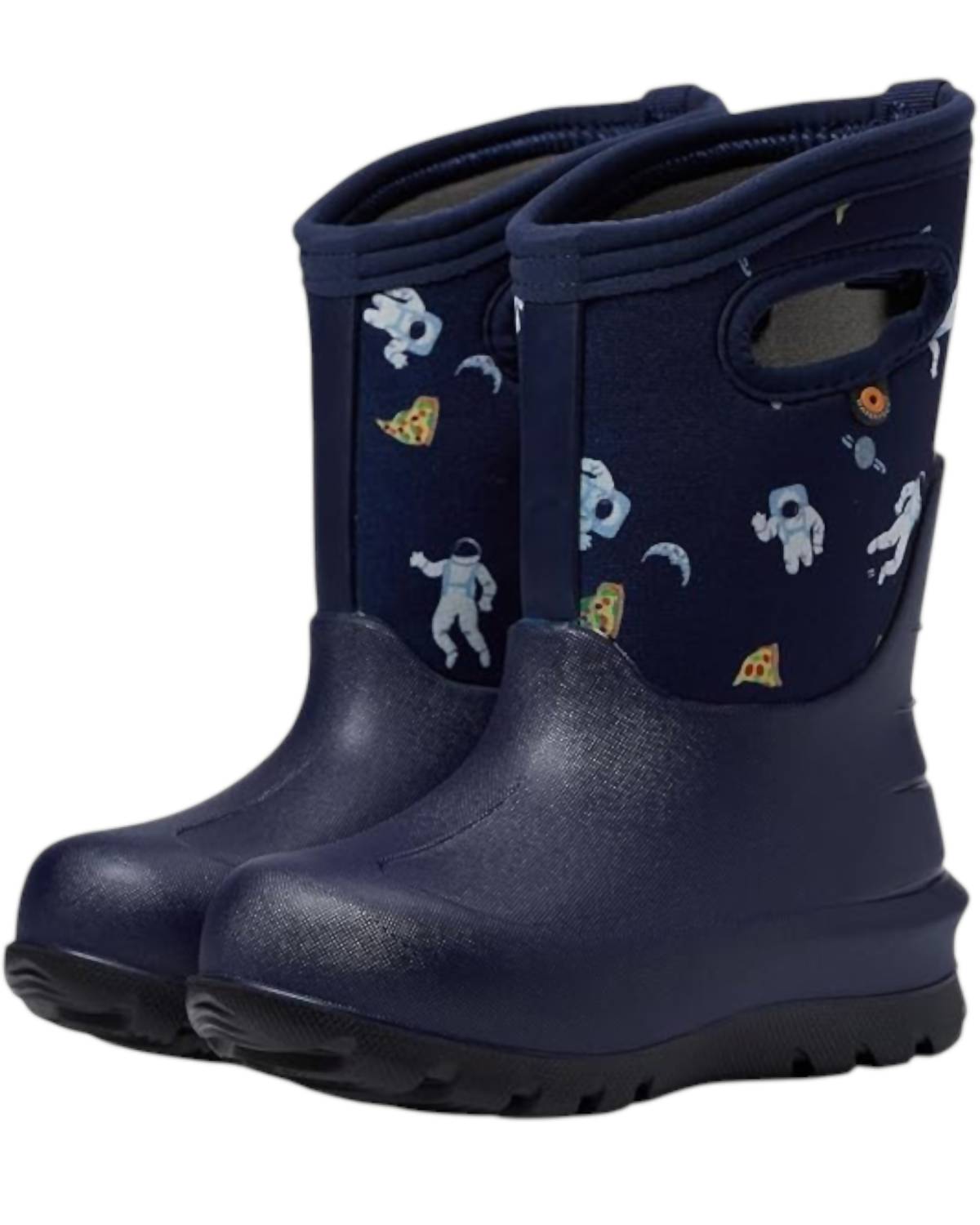Bogs - Boy's Neoclassic Space Pizza Rain Boots