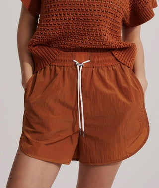 Varley - Harmon Short de cintura alta