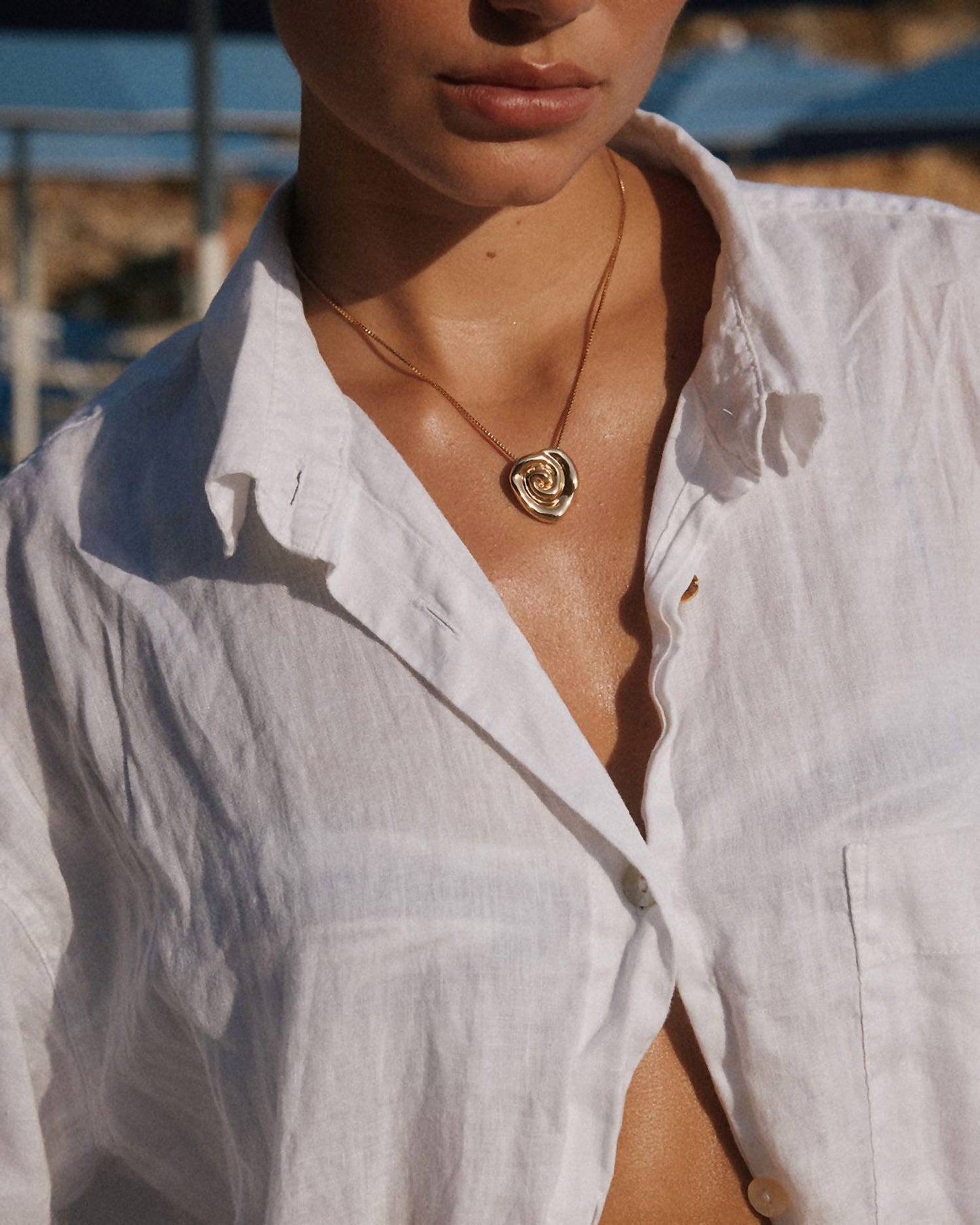 Luv Aj - Women's Coquille Pendant Necklace