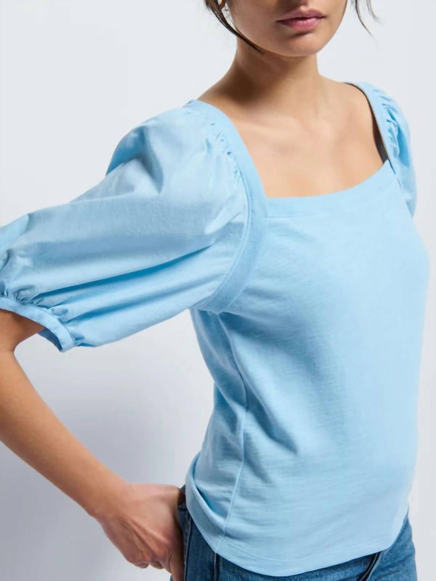 Nation Ltd - Naya Puff Sleeve Top