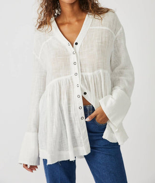 Free People - Top Babydoll Miles Away