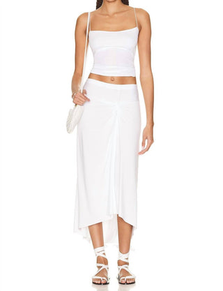 Enza Costa - Regata Supima Cotton Essential com Tiras