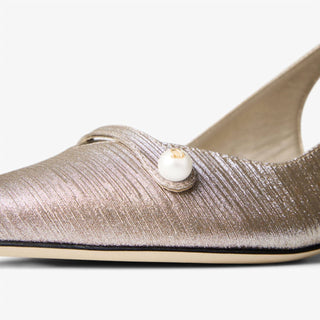Jimmy Choo - Women's Wonderful Glitter Slingback Heels