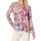 Johnny Was - THE JANIE LONG SLEEVE V-NECK SWING TEE