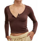 Free People - Bail Out Long Sleeve Layer Top