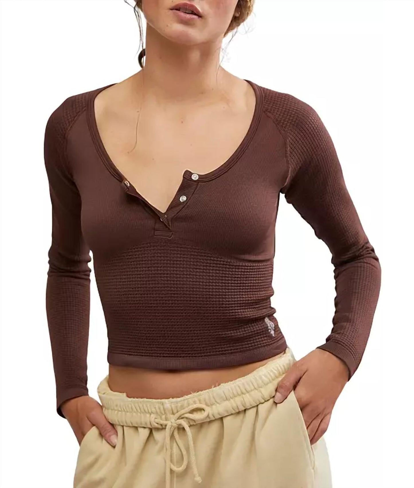 Free People - Bail Out Long Sleeve Layer Top