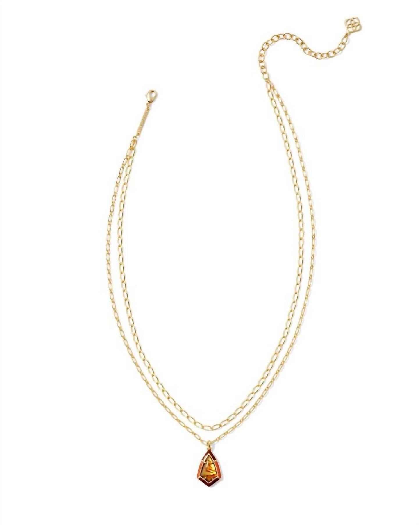 Kendra Scott - Camry Enamel Frame Multi Strand Necklace
