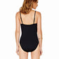 Profile By Gottex - Underwire Square-neck One Piece Swimsuit