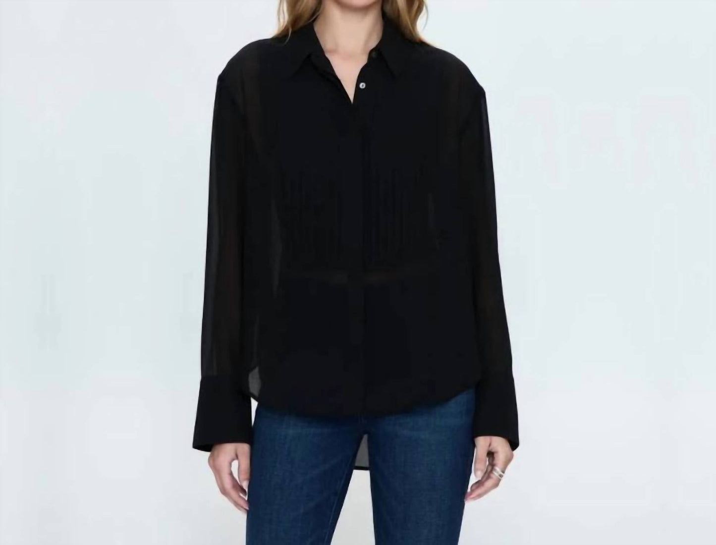 Pistola - Charlotte Sheer Tuxedo Shirt