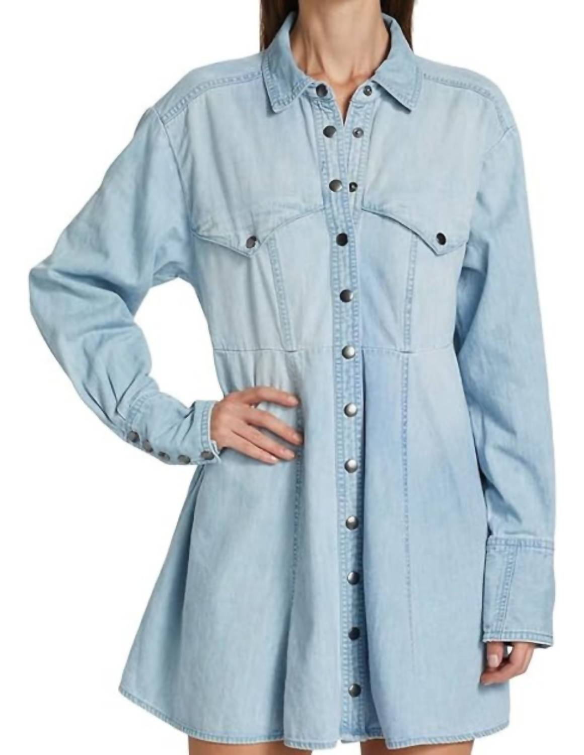 Free People - Sammi Denim Mini Dress
