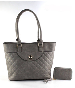Ar New York - Women's Quilted 2 In 1 Tote Bag