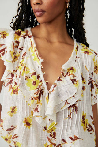Free People - Blusa estampada NAYA