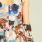 Entro - Open Shoulder Floral Mini Dress